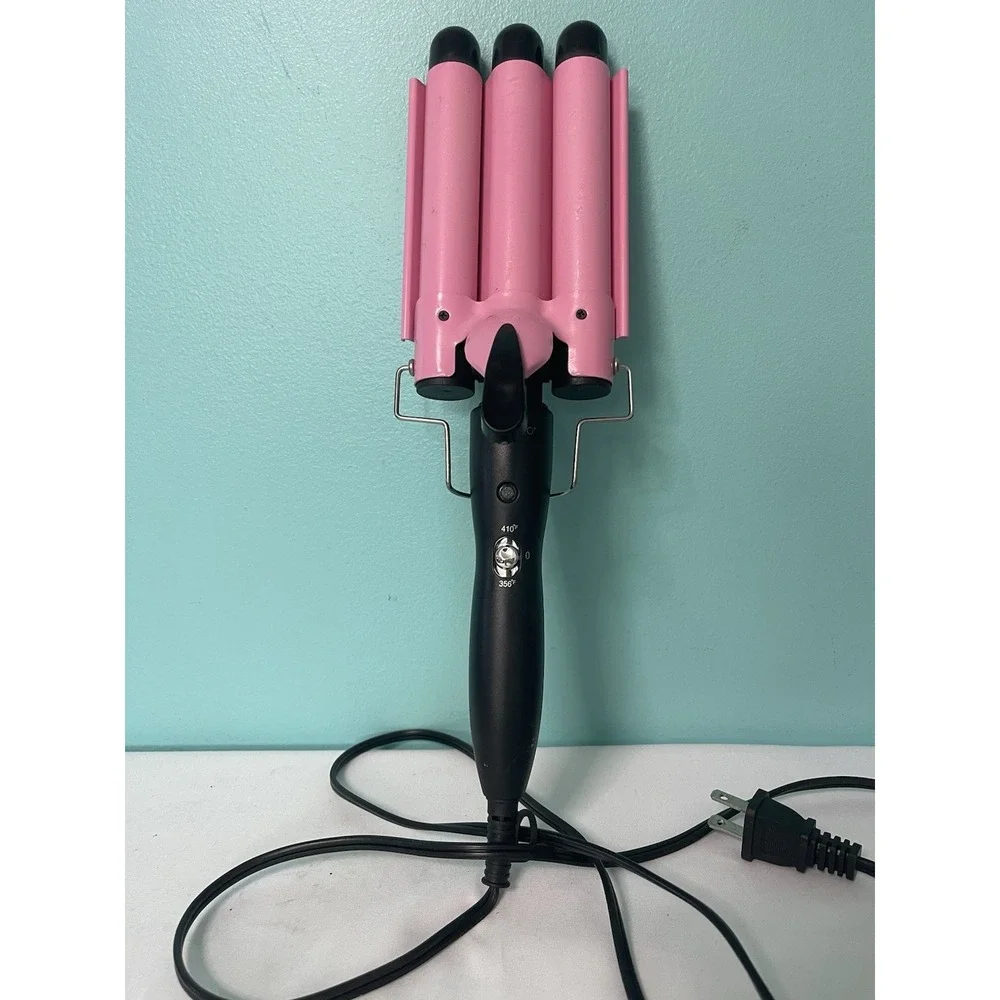 3 Barrel Curling Iron Hair Crimper, Bellapro） Professional Hair‎ Curl
